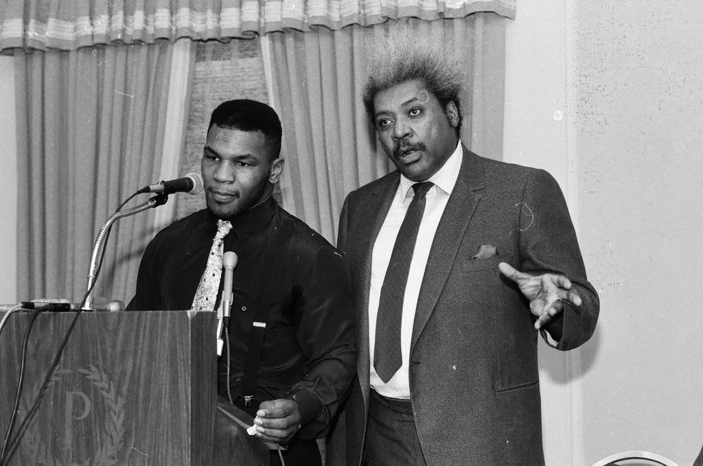 Press conference for Mike Tyson's exhibition match vs. James Tillis - Chicago Sun-Times