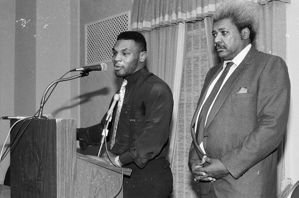 Press conference for Mike Tyson's exhibition match vs. James Tillis - Chicago Sun-Times