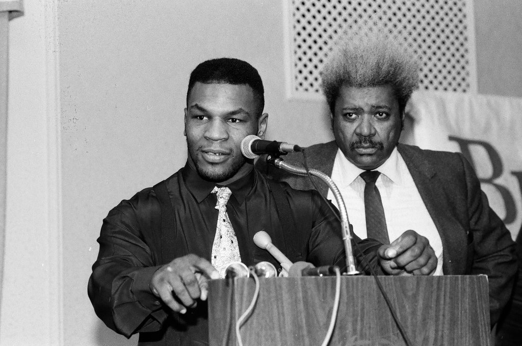 Press conference for Mike Tyson's exhibition match vs. James Tillis - Chicago Sun-Times
