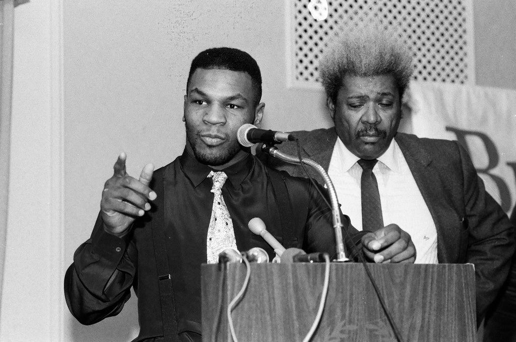 Press conference for Mike Tyson's exhibition match vs. James Tillis - Chicago Sun-Times