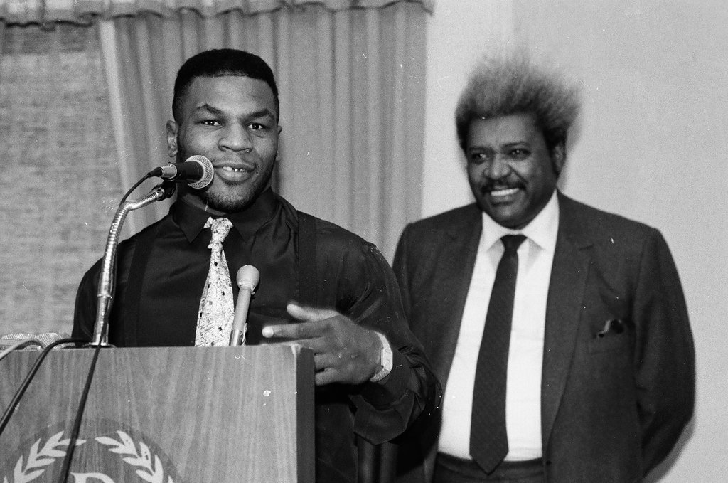 Press conference for Mike Tyson's exhibition match vs. James Tillis - Chicago Sun-Times
