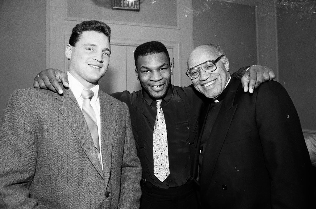 Press conference for Mike Tyson's exhibition match vs. James Tillis - Chicago Sun-Times