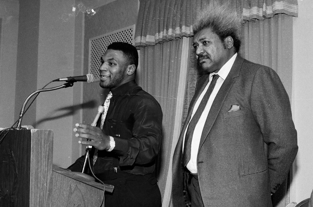 Press conference for Mike Tyson's exhibition match vs. James Tillis - Chicago Sun-Times