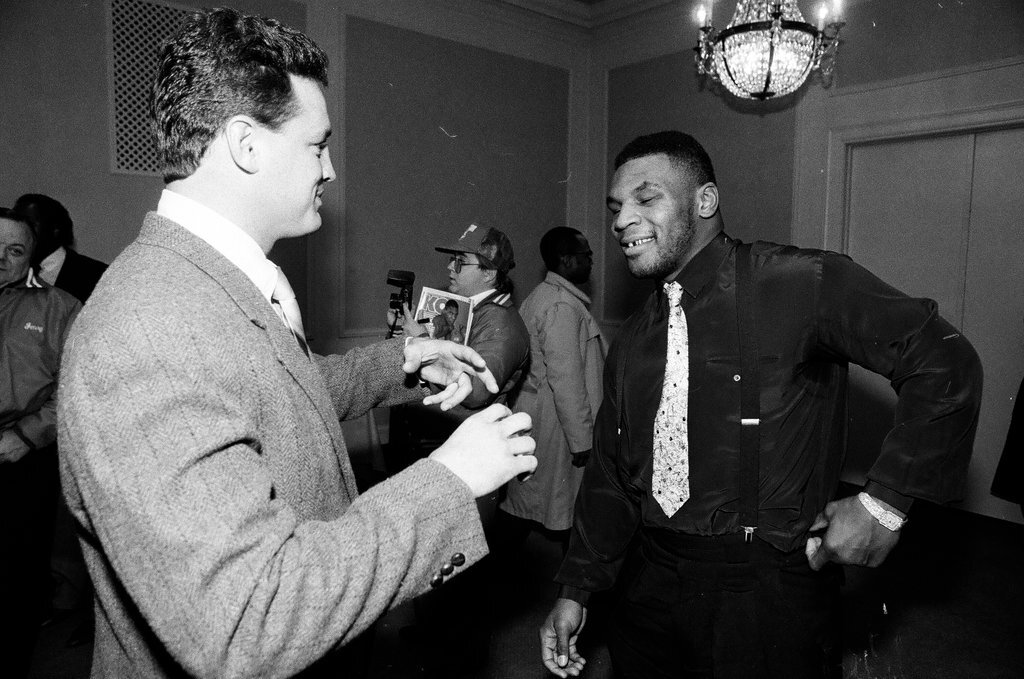 Press conference for Mike Tyson's exhibition match vs. James Tillis - Chicago Sun-Times
