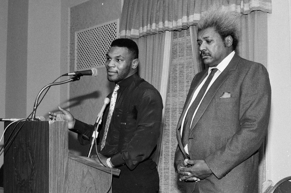 Press conference for Mike Tyson's exhibition match vs. James Tillis - Chicago Sun-Times