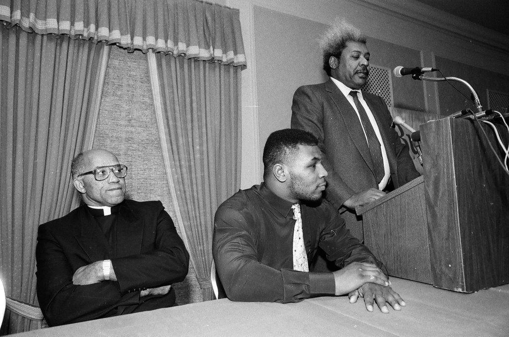 Press conference for Mike Tyson's exhibition match vs. James Tillis - Chicago Sun-Times