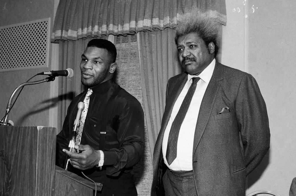 Press conference for Mike Tyson's exhibition match vs. James Tillis - Chicago Sun-Times