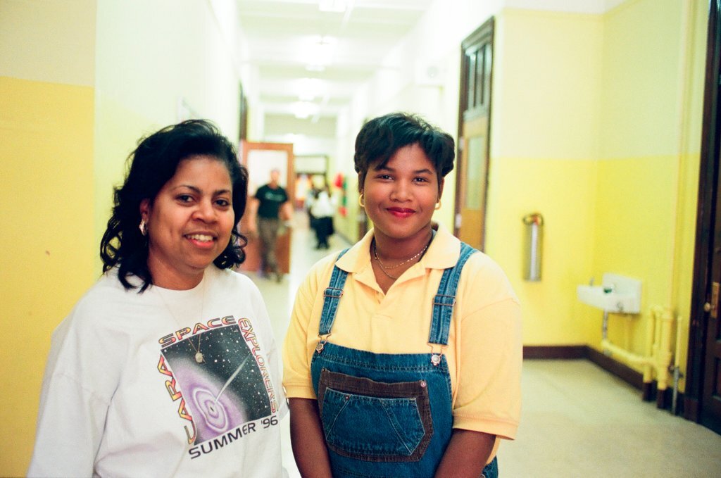 Jameene Banks at McCosh Elementary - John H. White for Chicago Sun-Times