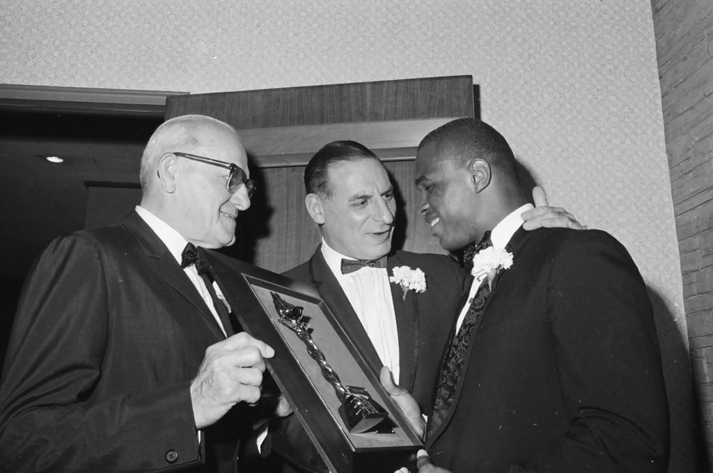 Gale Sayers receives Sports' Man of the Year award - Mel Larson for Chicago Sun-Times