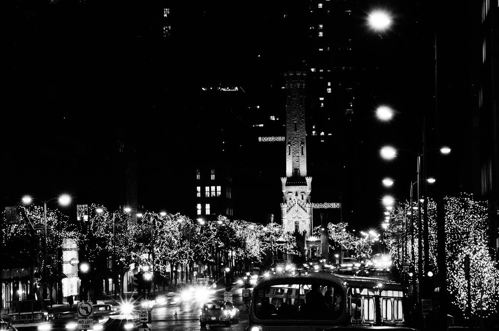 Holiday lights on Michigan Avenue - Chicago Sun-Times