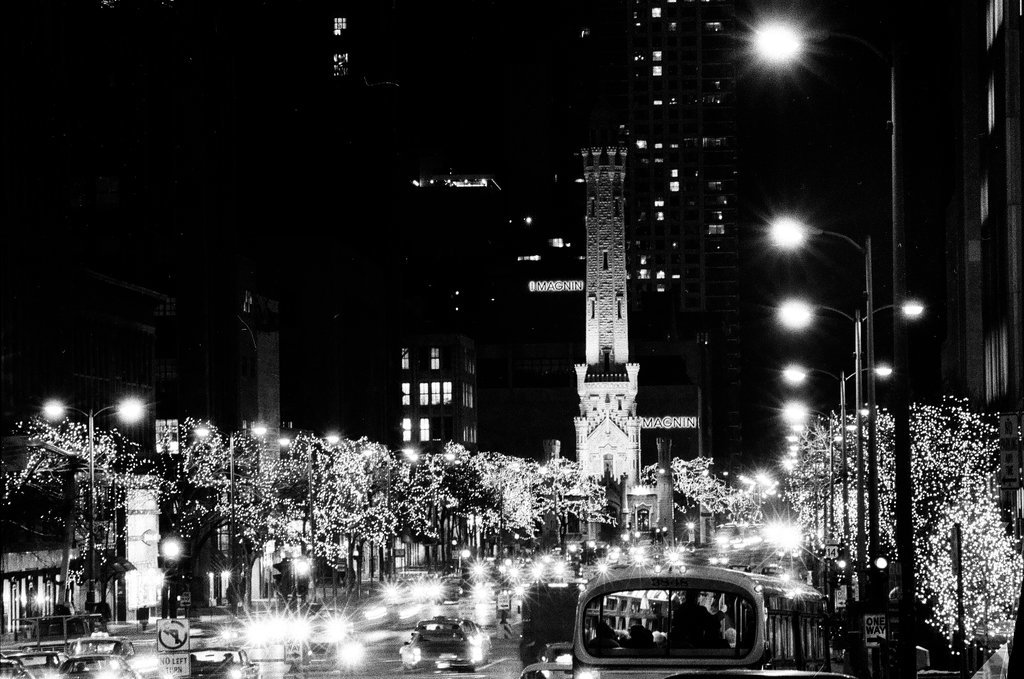 Holiday lights on Michigan Avenue - Chicago Sun-Times