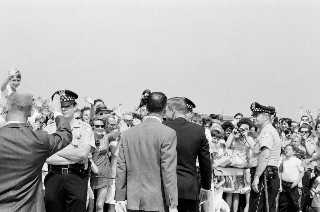 Apollo 11 astronauts arrive in Chicago - Jack Lenahan for Chicago Sun-Times