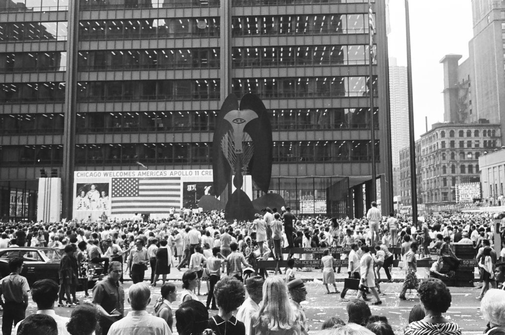 Apollo 11 astronaut welcome ceremony - Larry Graff for Chicago Sun-Times