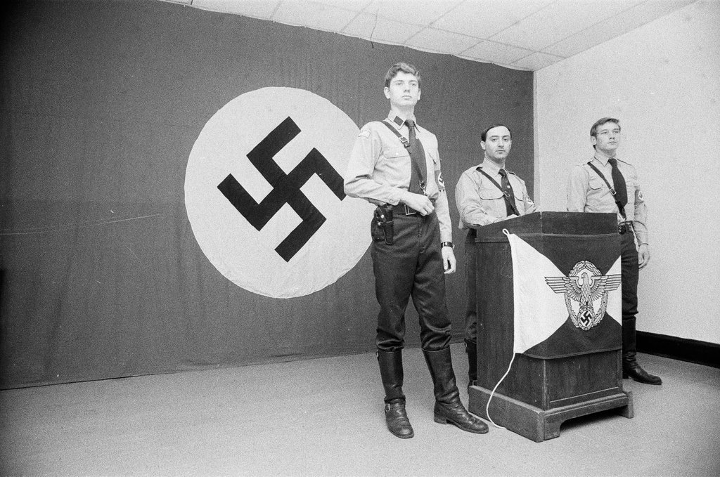 Nazi party members at headquarters - Chicago Sun-Times