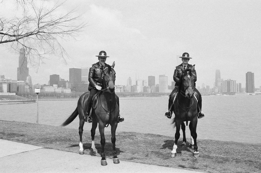 Mounted Chicago Police - Chicago Sun-Times