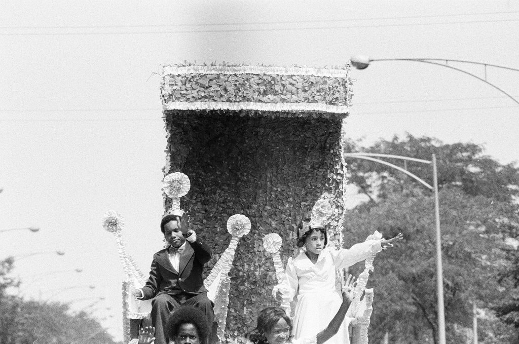 Participants in Bud Billiken parade - Chicago Sun-Times