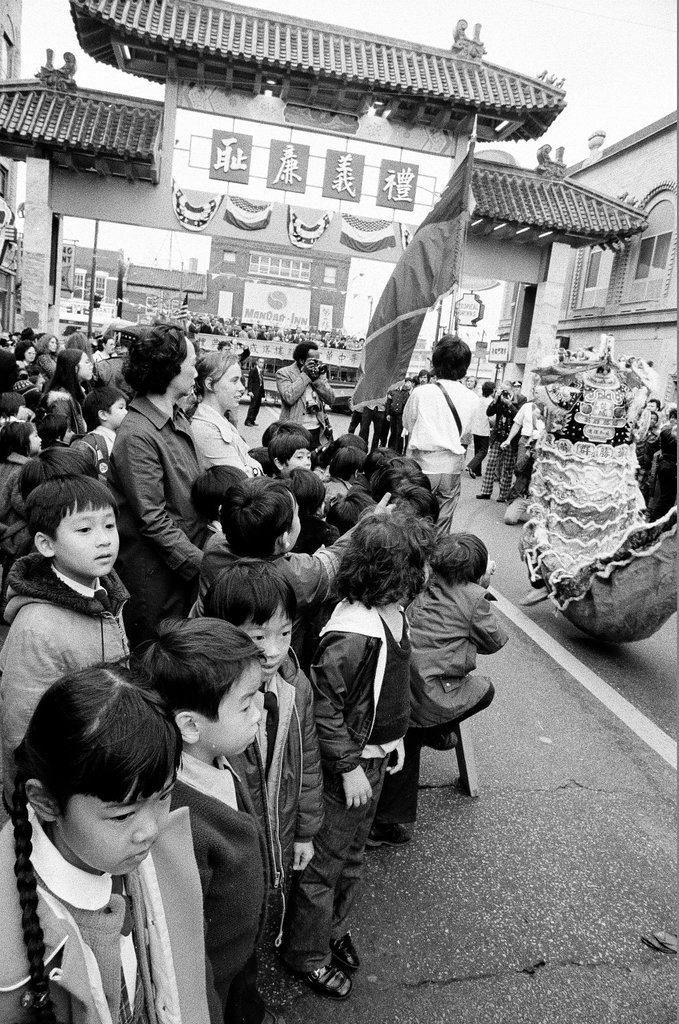 Dedication ceremony for Chinatown Gate - Bob Fila for Chicago Sun-Times