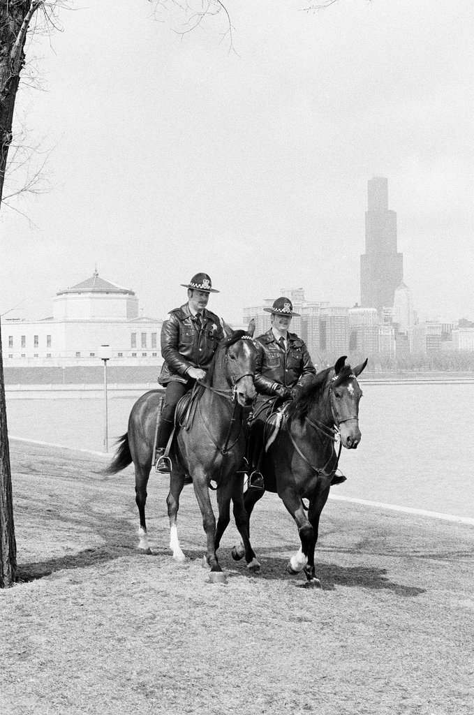 Mounted Chicago Police - Chicago Sun-Times