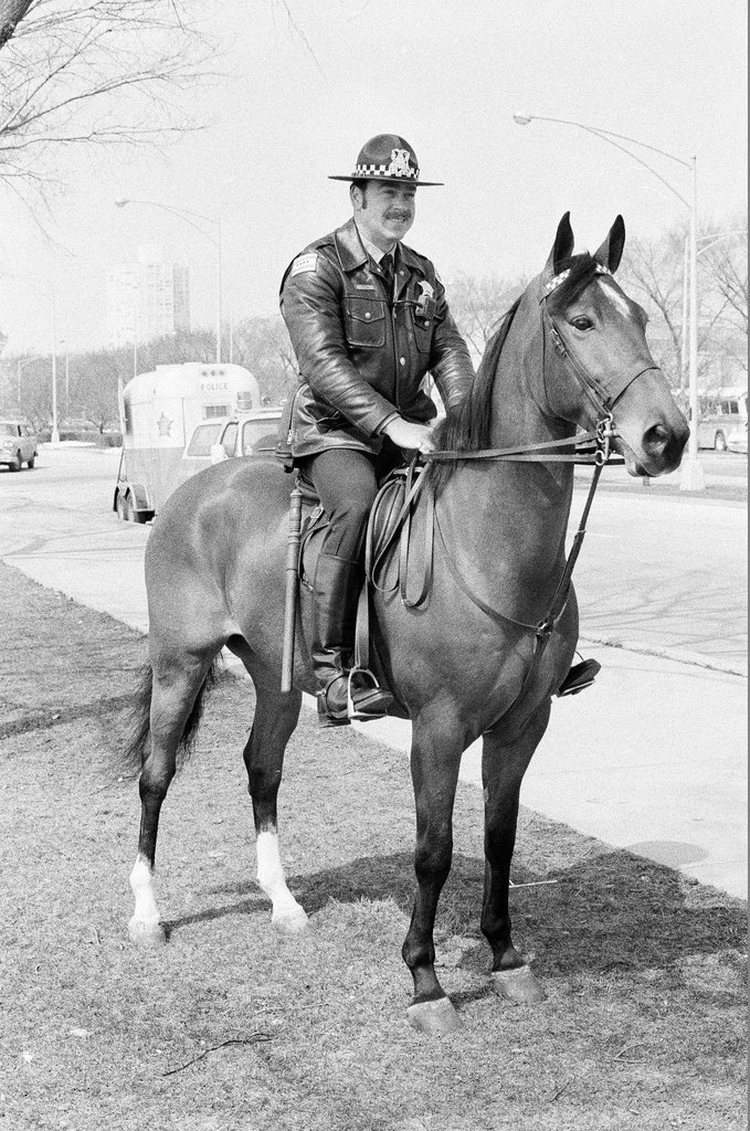 Mounted Chicago Police - Chicago Sun-Times