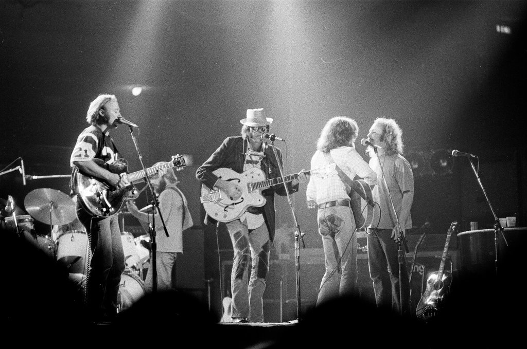 Crosby Stills Nash and Young perform at Chicago Stadium - Duane Hall for Chicago Sun-Times