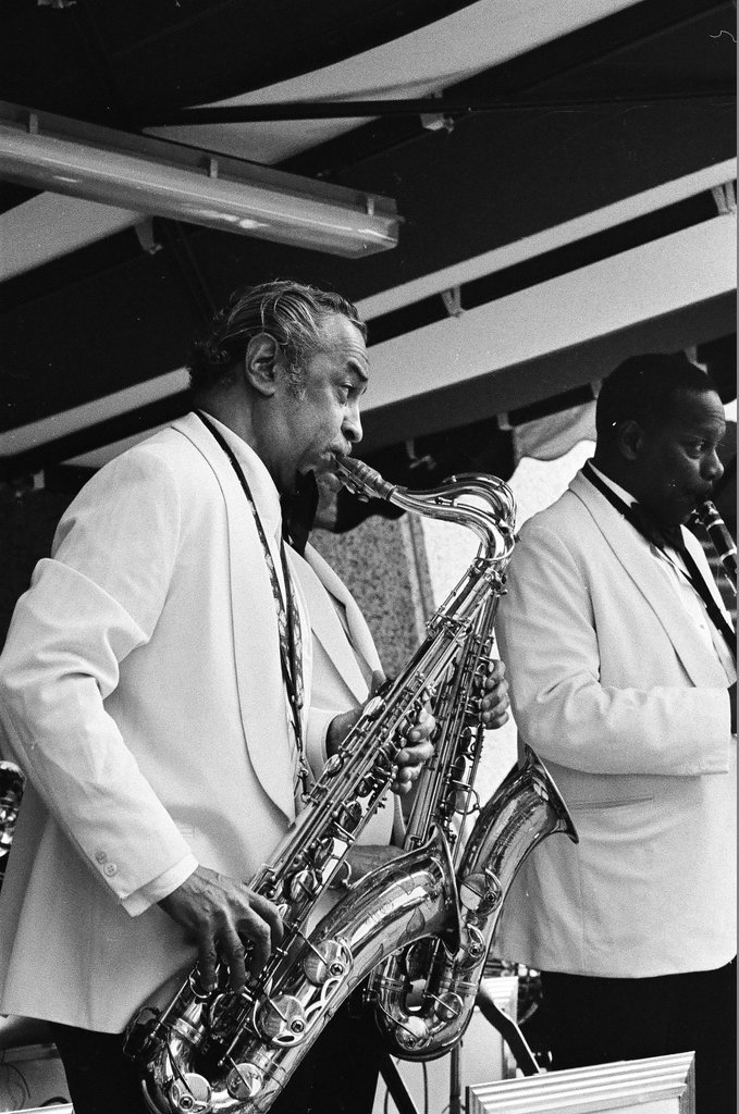 Duke Ellington gives free concert in the Loop - Jack Lenahan for Chicago Sun-Times