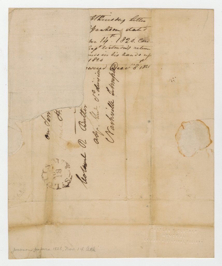 Letter to Robert Butler