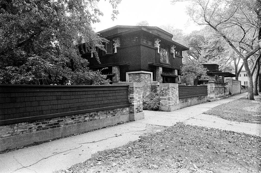 Former Frank Lloyd Wright home in Oak Park - William (Bill) Deluga for Chicago Sun-Times