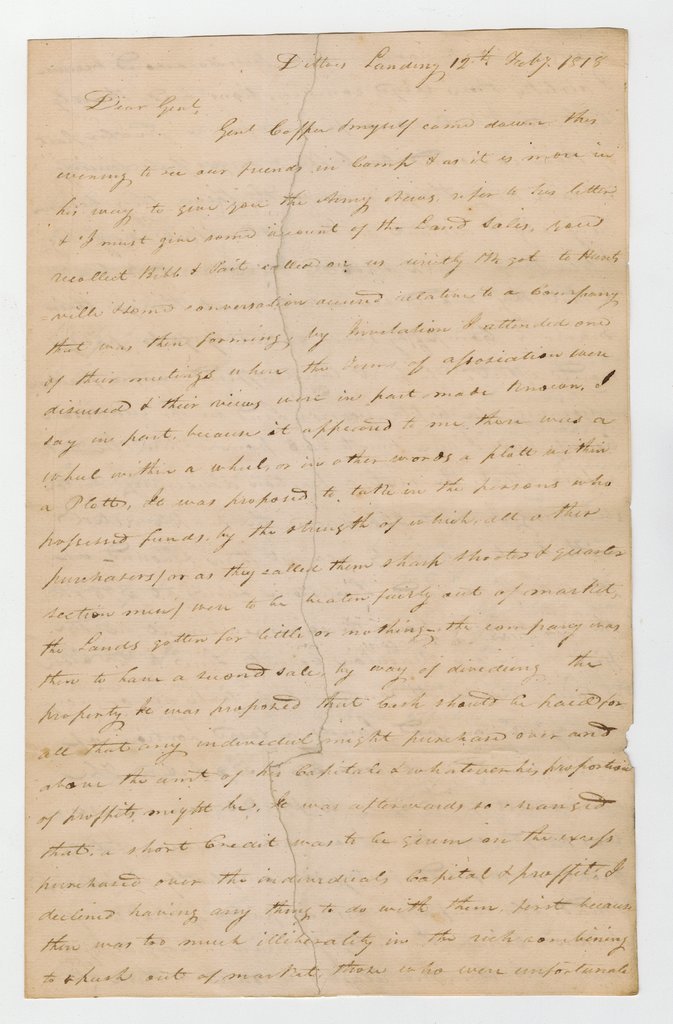 Letter to Andrew Jackson from James Jackson - Jackson, James