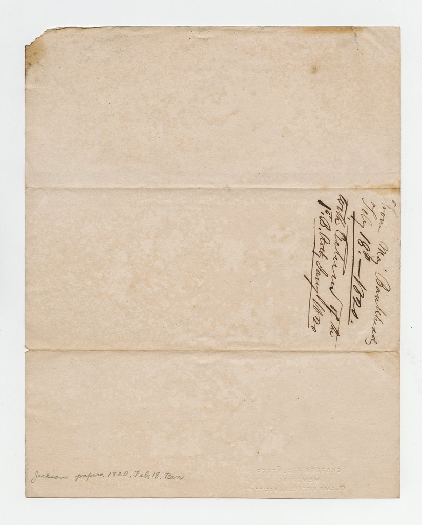 Letter to Robert Butler