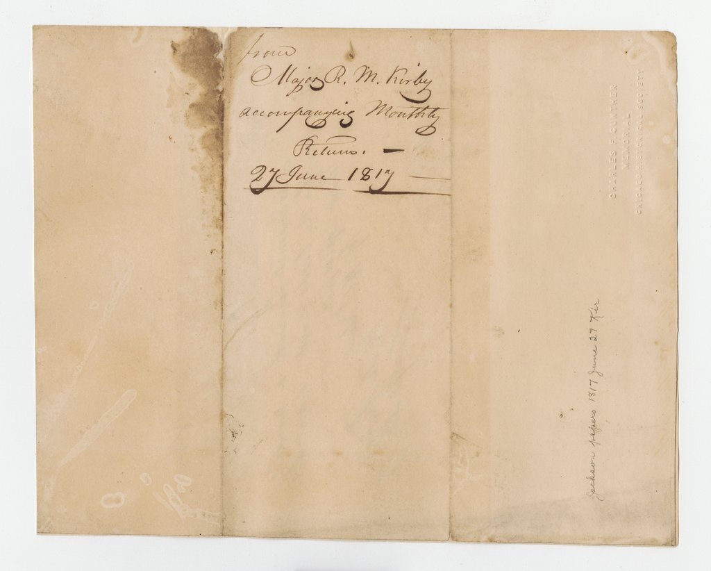 Letter from R. M. Kirby to Robert Butler - Kirby, R. M.