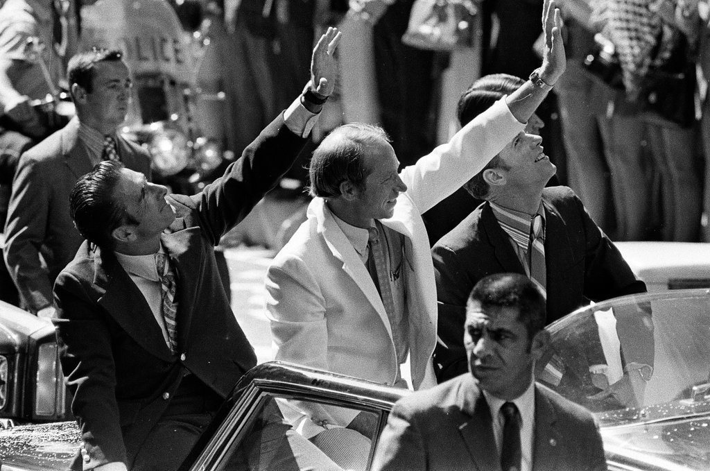 Apollo astronauts honored at City Council ceremony - John H. White for Chicago Sun-Times