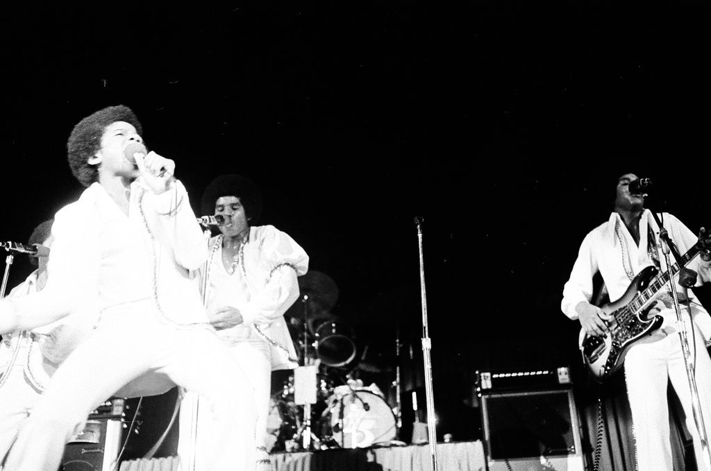 The Jackson Five perform at Chicago Amphitheater - Edmund Jarecki for Chicago Sun-Times