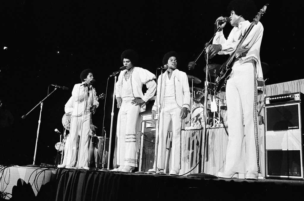 The Jackson Five perform at Chicago Amphitheater - Edmund Jarecki for Chicago Sun-Times