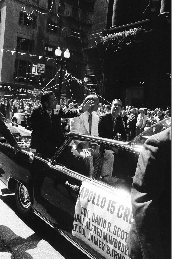 Parade for Apollo 15 astronauts - Duane Hall for Chicago Sun-Times