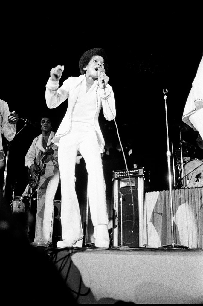 The Jackson Five perform at Chicago Amphitheater - Edmund Jarecki for Chicago Sun-Times