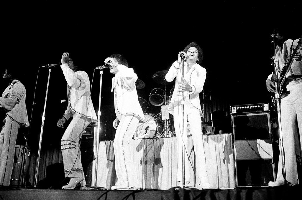 The Jackson Five perform at Chicago Amphitheater - Edmund Jarecki for Chicago Sun-Times