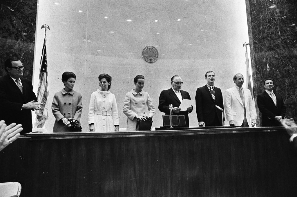 Astronauts David Scott, Alfred Worden, and James Irwin honorary Chicago citizens - Gene Pesek for Chicago Sun-Times