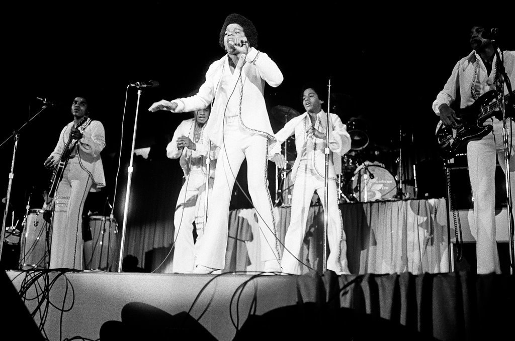 The Jackson Five perform at Chicago Amphitheater - Edmund Jarecki for Chicago Sun-Times