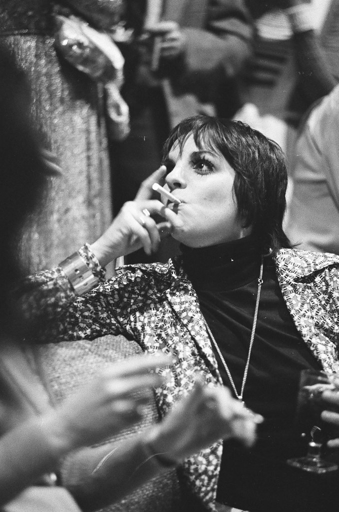 Liza Minnelli at a reception - Don Bierman for Chicago Sun-Times