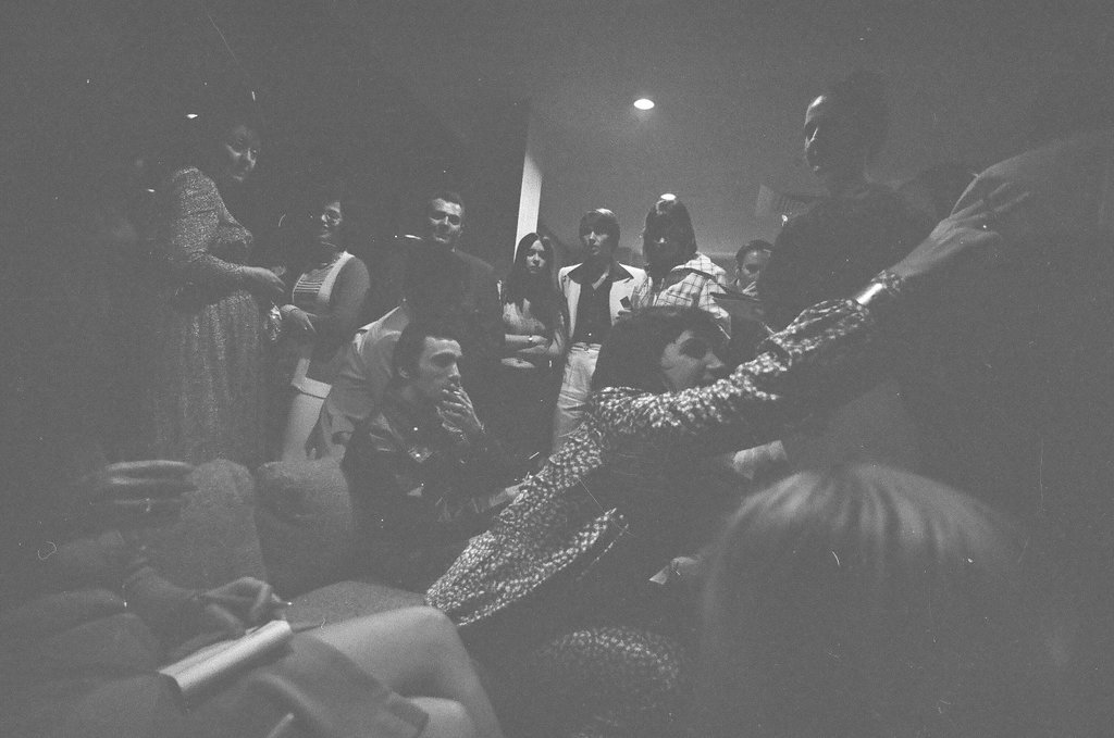 Liza Minnelli at a reception - Don Bierman for Chicago Sun-Times