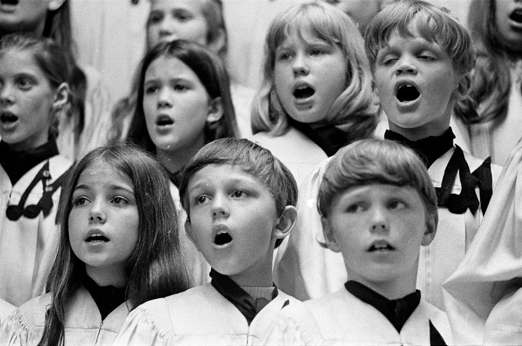 Children's chorus singing at Chicago Lawn United Methodist - Chicago Sun-Times
