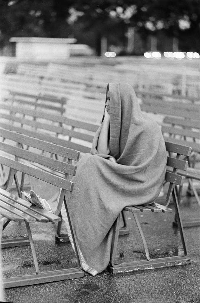 Rainy concert at Grant Park band shell - Chicago Sun-Times