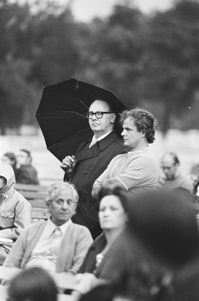 Rainy concert at Grant Park band shell - Chicago Sun-Times