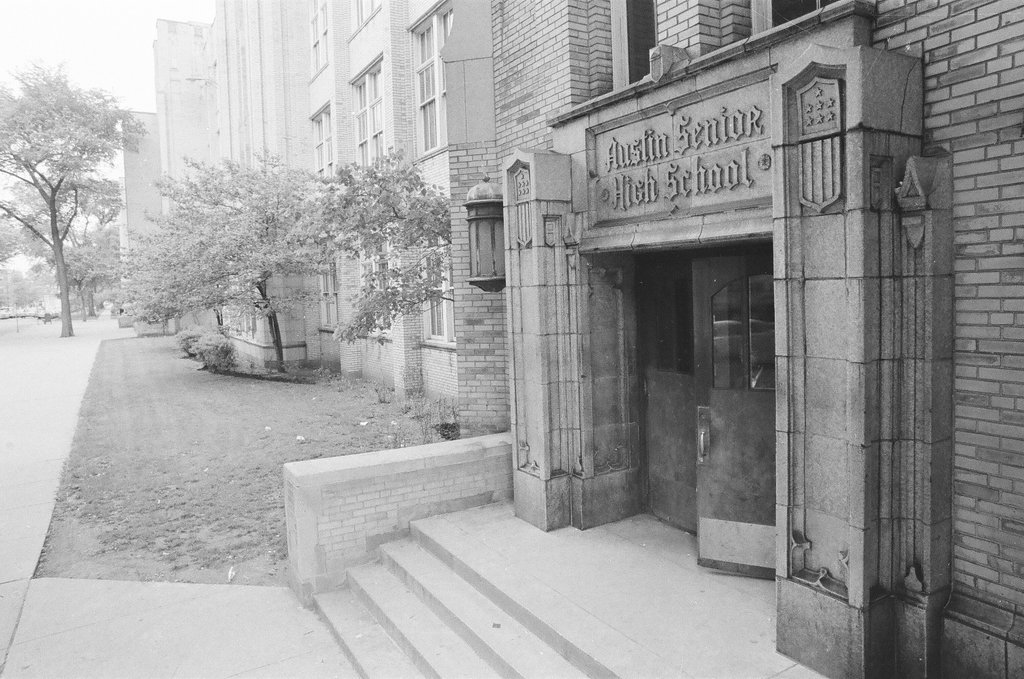 Austin High School exterior - Chicago Sun-Times