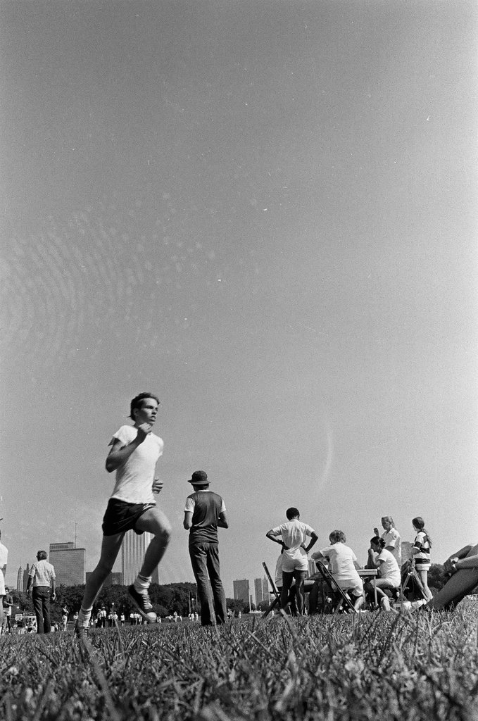 Illinois State Special Olympics competitors in Grant Park - Pete Peters for Chicago Sun-Times