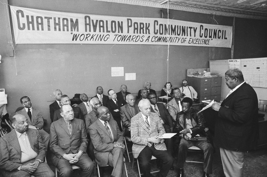 Chatham Park Manor radio patrol - Howard D. Simmons for Chicago Sun-Times