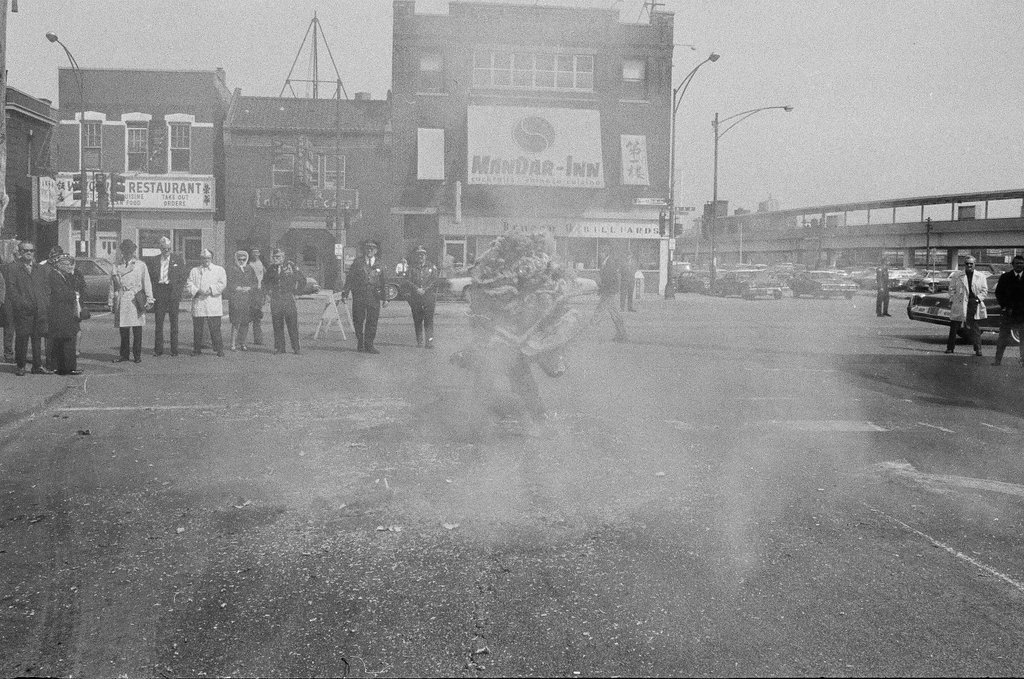 Groundbreaking ceremony for new Chinatown gate - Henry Herr Gill for Chicago Sun-Times