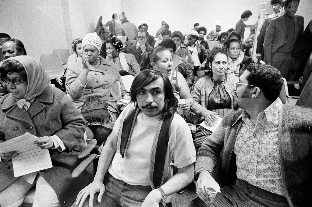Members of Organization for a Better Austin protest at John Waner's office - M. Leon Lopez for Chicago Sun-Times