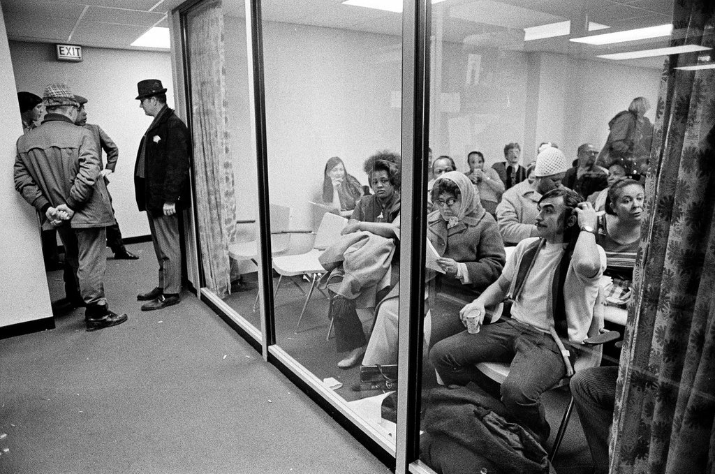 Members of Organization for a Better Austin protest at John Waner's office - M. Leon Lopez for Chicago Sun-Times