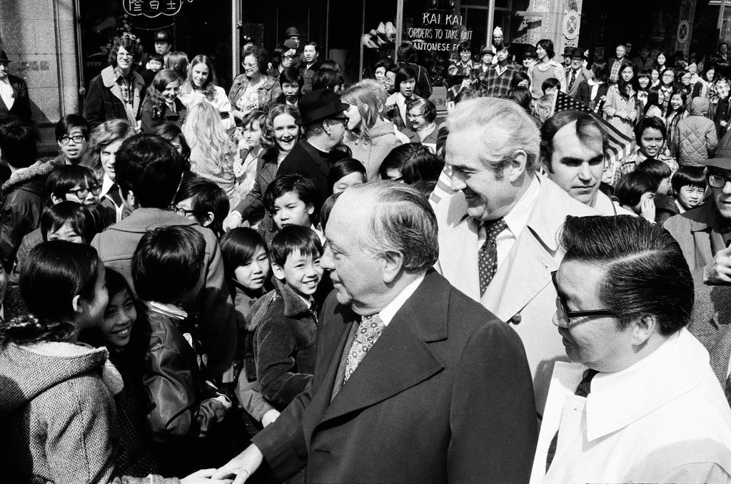 Groundbreaking ceremony for new Chinatown gate - Henry Herr Gill for Chicago Sun-Times